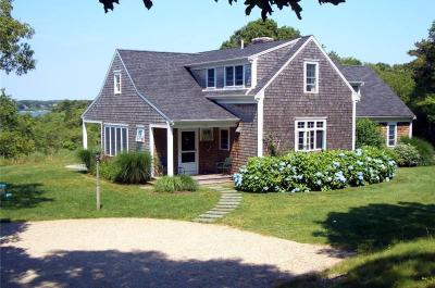 Updated Four Bedroom Home with Water View of Oyster River & Stetson Cove, Close to Town and Oyster Pond Beach!